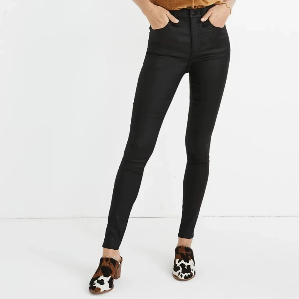 NWT Madewell • 10" High-Rise Skinny Jeans: Coated Edition Size 30 - Picture 1 of 5